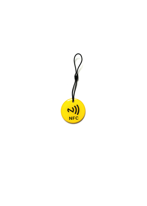 Smart Contactless NFC Business Profile - Rectangular Key Ring