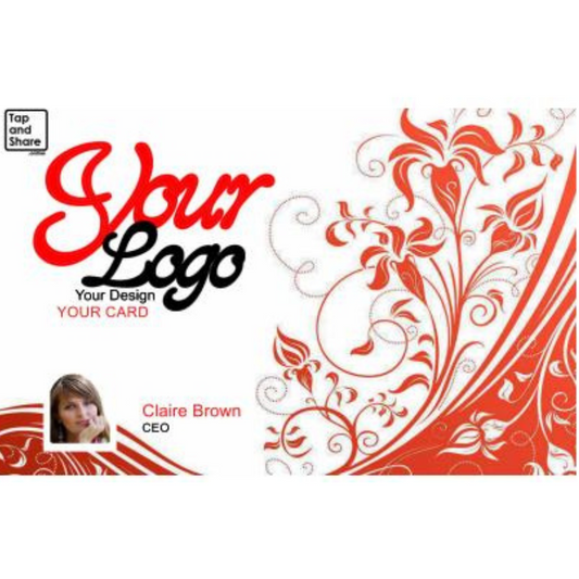 Contactless Sharing Fully Customisable Double Sided Smart NFC Social Sharing Card