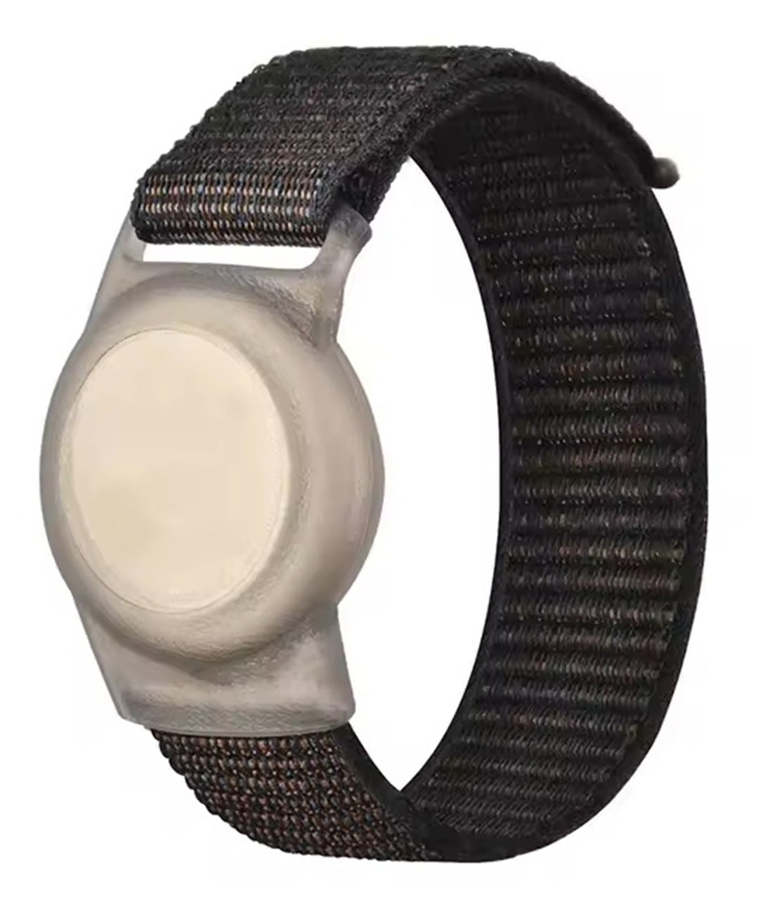 Dementia & Disability Smart Tracker Wrist/Ankle Band – Works with Apple Find My (iOS Only) | Water-Resistant, Replaceable Battery, Includes Tracking Tag - Black