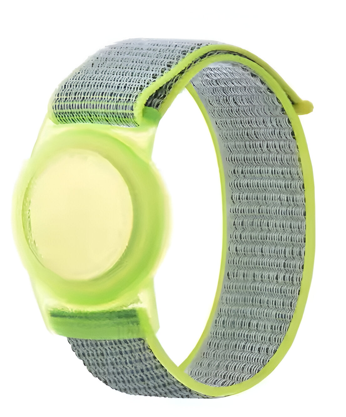 Dementia & Disability Smart Tracker Wrist/Ankle Band – Works with Apple Find My (iOS Only) | Water-Resistant, Replaceable Battery, Includes Tracking Tag - Yellow