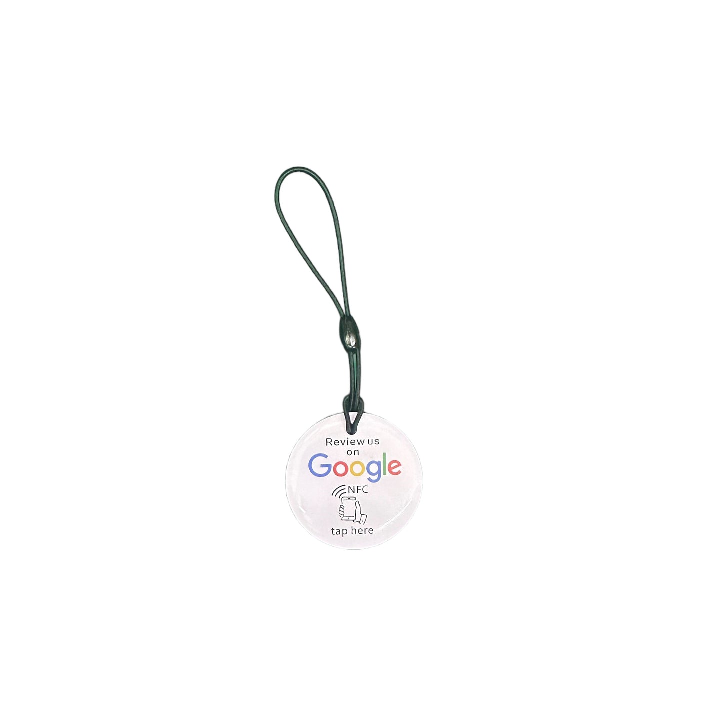 Tap and Share  Contactless Sharing Smart NFC 2x 'Review us on Google' Review Keyrings + QR code