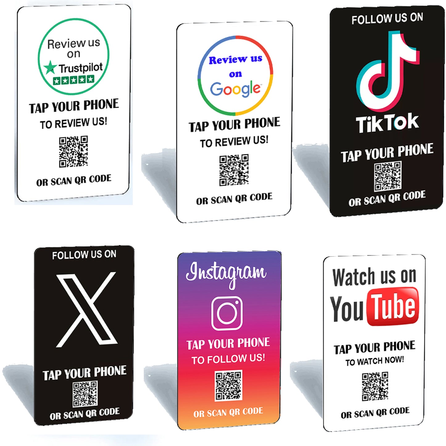 Smart NFC Business One Card & Button - One Card Bundle