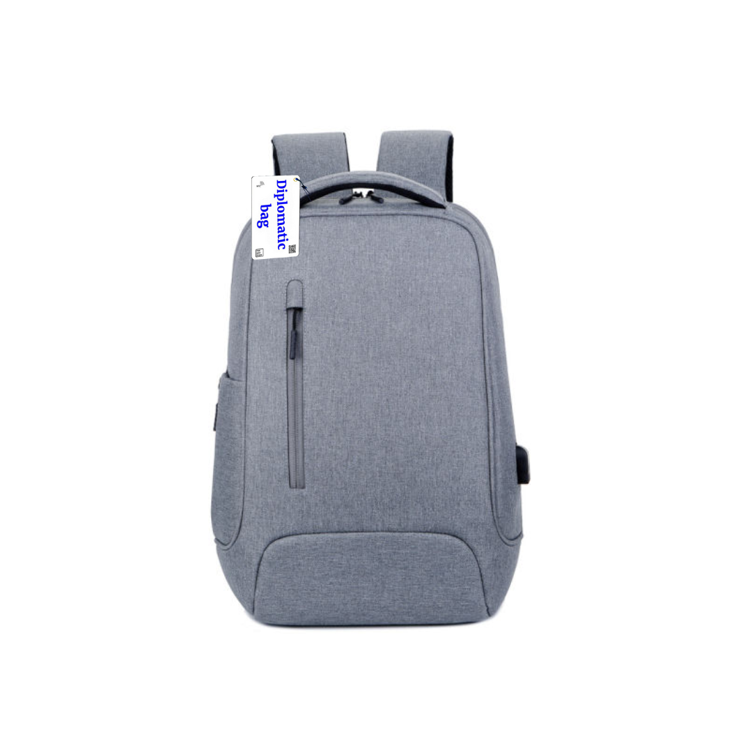 Smart NFC 'Diplomatic Bag' Luggage Tags with Smart Passive Tracking | 2-Pack