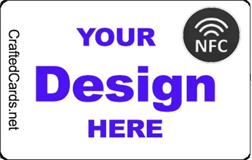 Fully Customisable Single Sided Smart NFC Social Sharing Card