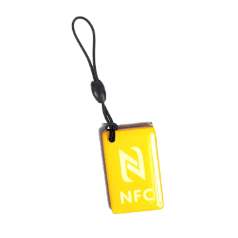 Smart Contactless NFC Business Profile - Rectangular Key Ring