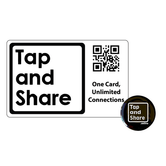 Smart NFC Business One Card & Button - One Card Bundle