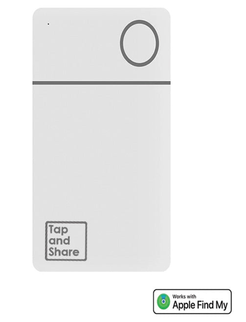 Tap and Share 2-In-1 SmartTrack iCard with 'Am I Lost' - Wallet Tracker (Rechargeable battery)